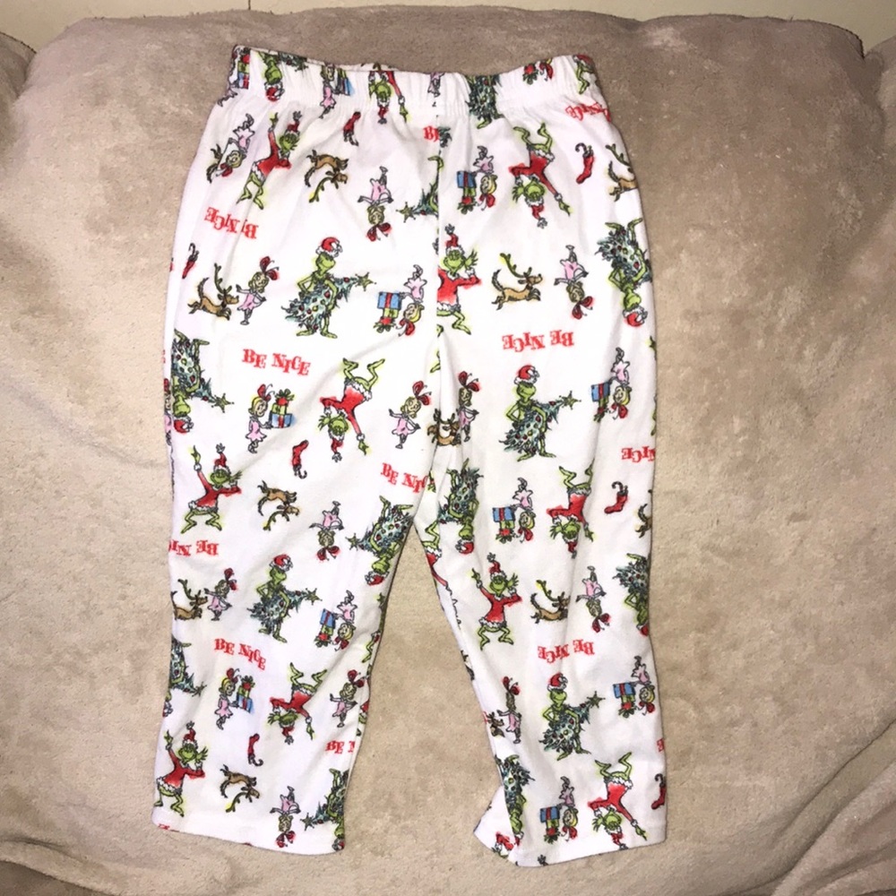 Komar kids 2022 4T grinch fleece sleep pants 💕